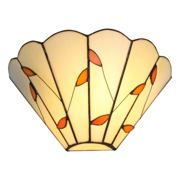 Brilagi - Tiffany-vitraal wandlamp FOLIA 1xE14/40W/230V