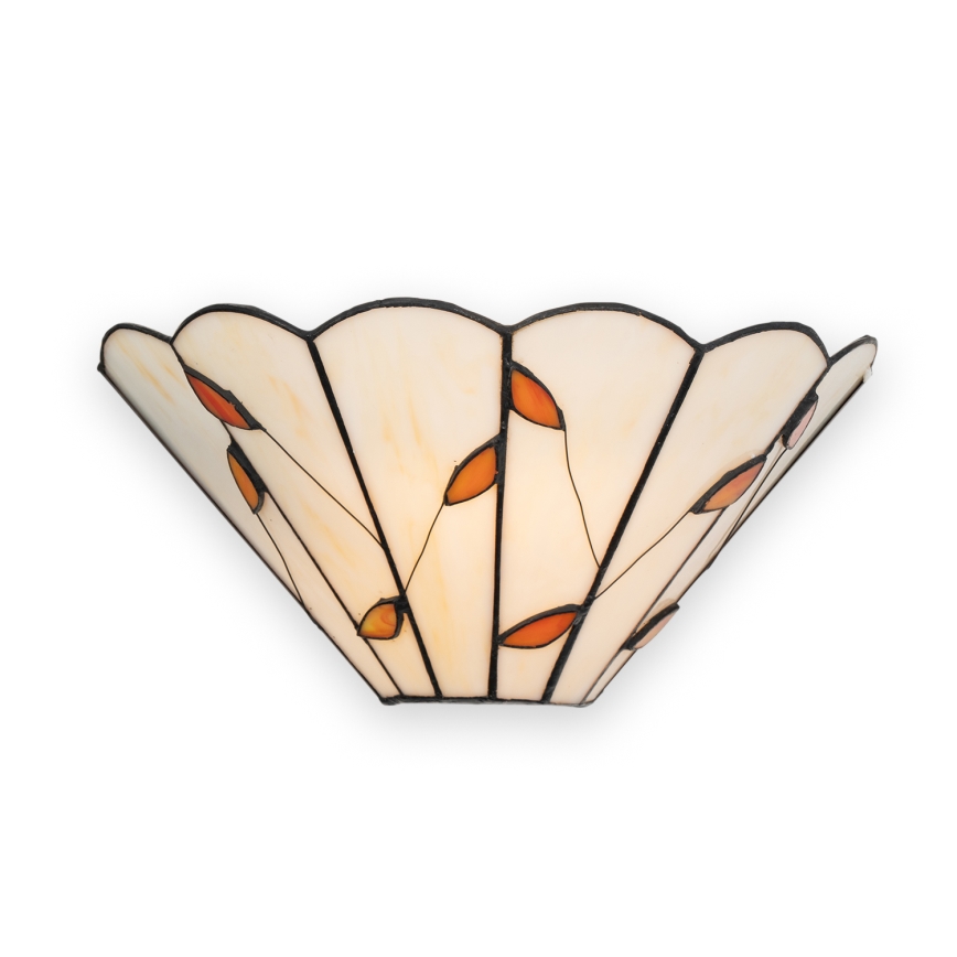 Brilagi - Tiffany-vitraal wandlamp FOLIA 1xE14/40W/230V