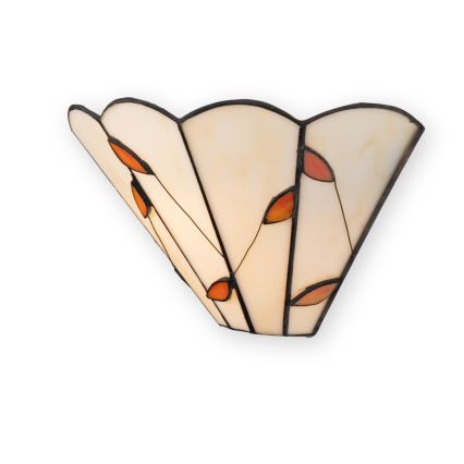 Brilagi - Tiffany-vitraal wandlamp FOLIA 1xE14/40W/230V