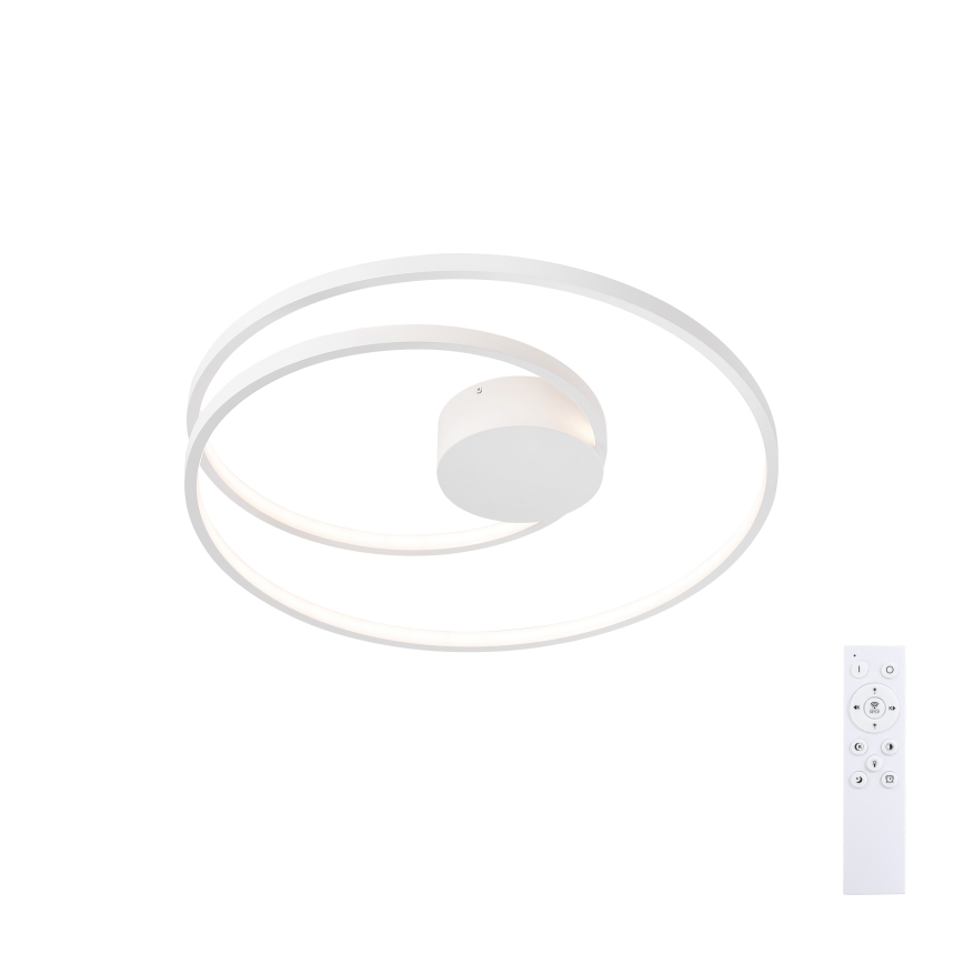 Brilagi - LED dimbare plafondlamp TWISTER LED/48W/230V 3000-6000K Ø 50 cm wit + afstandsbediening