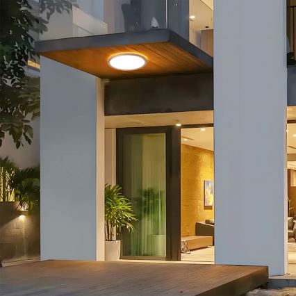 Brilagi - LED plafonnière voor badkamer ULTRA SLIM LED/24W/230V Ø 42 cm roségoud IP54