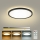 Brilagi - ULTRA SLIM dimbare LED-plafondlamp LED/18W/230V 2700-6500K Ø 30 cm zwart + afstandsbediening