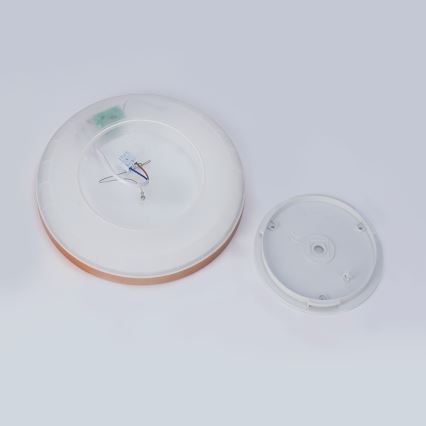 Brilagi - ULTRA SLIM LED-plafondlamp voor badkamer, 18W/230V, Ø 30 cm, roségoud, IP54