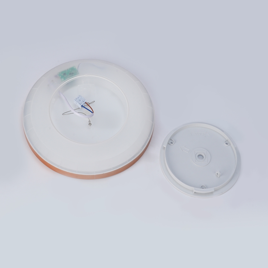 Brilagi - ULTRA SLIM LED-plafondlamp voor badkamer, 18W/230V, Ø 30 cm, roségoud, IP54