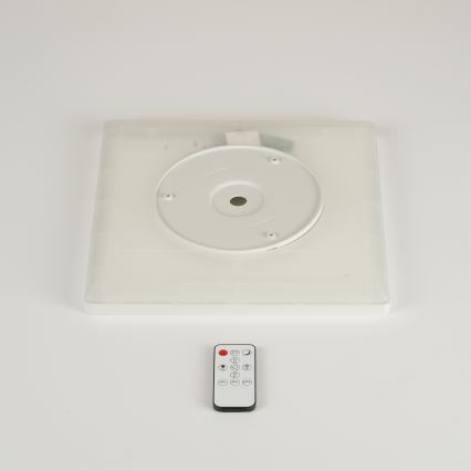Brilagi - LED dimbare plafondlamp ULTRA SLIM LED/18W/230V 2700-6500K 30x30 cm wit + afstandsbediening