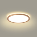 Brilagi - ULTRA SLIM LED-plafondlamp voor badkamer, 18W/230V, Ø 30 cm, roségoud, IP54