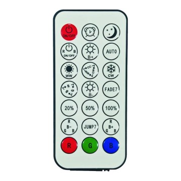 Brilagi - ULTRA SLIM RGB-afstandsbediening 1x CR2025