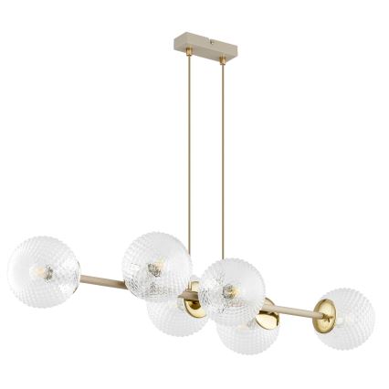 Brilagi - Universeel vervangingsglas STELLA E27 Ø 15 cm helder/goud