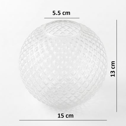 BRILAGI - Universeel vervangingsglas STELLA E27 Ø 15 cm helder/goudkleurig