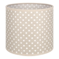 Brilagi - Universele lampenkap BOBO E27 Ø 15 cm beige/stippen