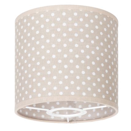 BRILAGI - Universele lampenkap BOBO E27 Ø 15 cm beige/stippen