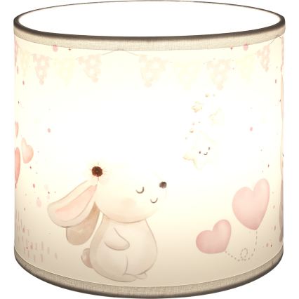 Brilagi - Universele lampenkap BOBO E27 Ø 15 cm crème/konijntjes