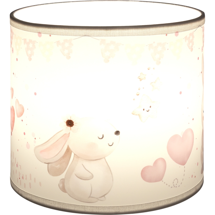Brilagi - Universele lampenkap BOBO E27 Ø 15 cm crème/konijntjes