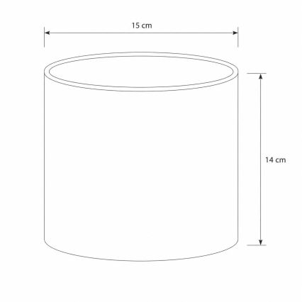 Brilagi - Universele lampenkap BOBO E27 Ø 15 cm wit/dierenmotief