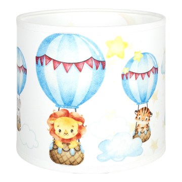 Brilagi - Universele lampenkap BOBO E27 Ø 15 cm wit/dierenmotief