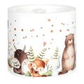 Brilagi - Universele lampenkap BOBO E27 Ø 15 cm wit/dierenmotief