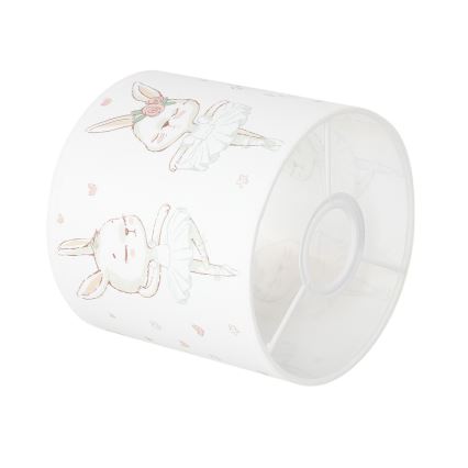 Brilagi - Universele lampenkap BOBO E27 Ø 15 cm wit/konijntjes