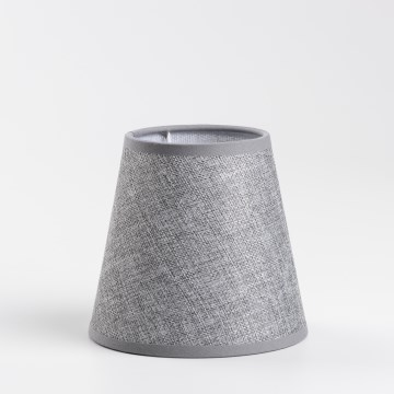 Brilagi - Universele lampenkap NUBILA E27 13x9 cm grijs