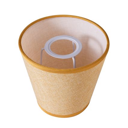 Brilagi - Universele lampenkap NUBILA E27 13x9 cm lichtbruin