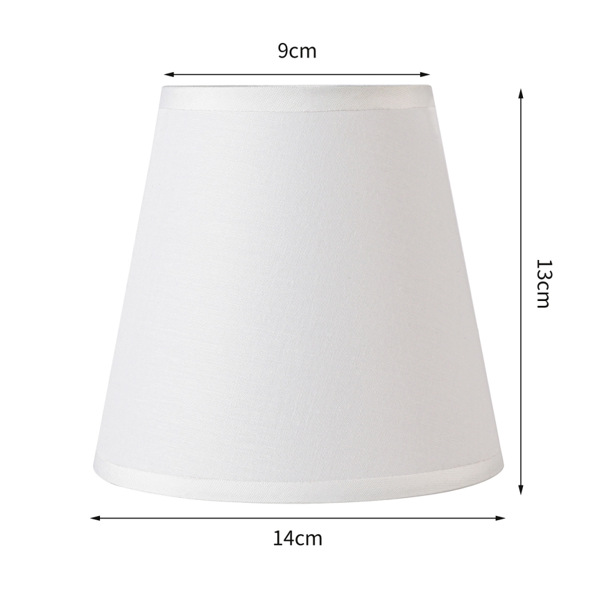 Brilagi - Universele lampenkap NUBILA E27 13x9 cm wit