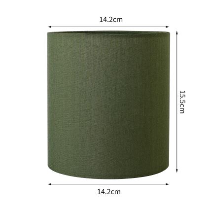 Brilagi - Universele lampenkap NUBILA E27 15,5x14 cm groen