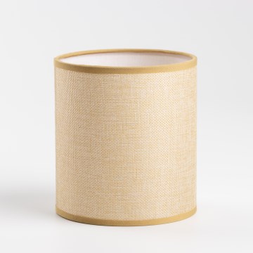 Brilagi - Universele lampenkap NUBILA E27 15,5x14 cm lichtbruin