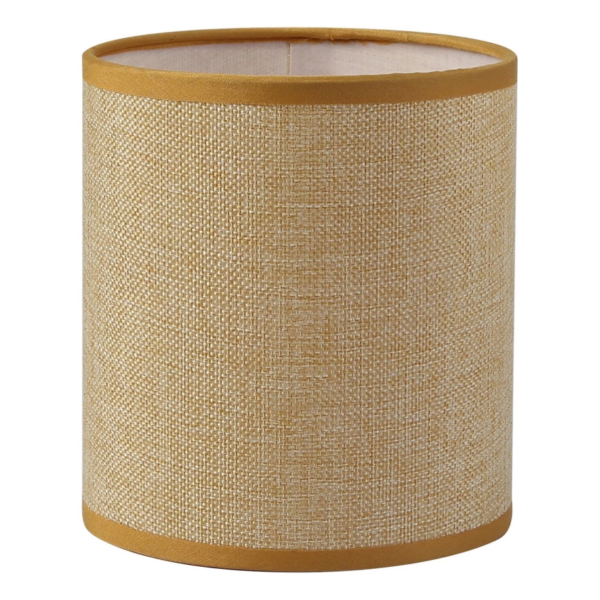 Brilagi - Universele lampenkap NUBILA E27 15,5x14 cm lichtbruin