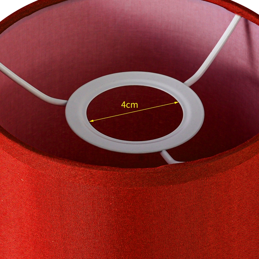 Brilagi - Universele lampenkap NUBILA E27 15,5x14 cm rood