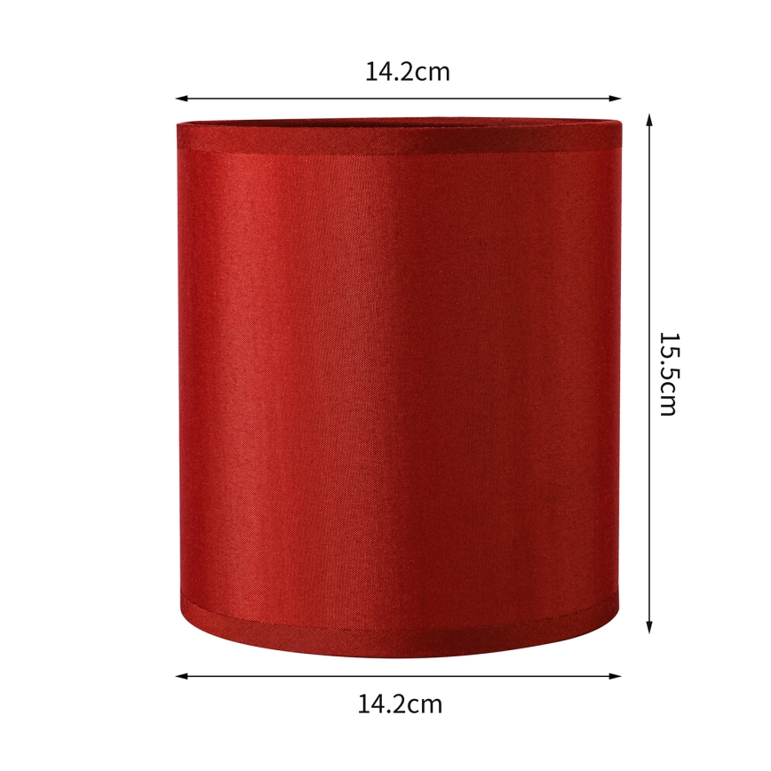 Brilagi - Universele lampenkap NUBILA E27 15,5x14 cm rood
