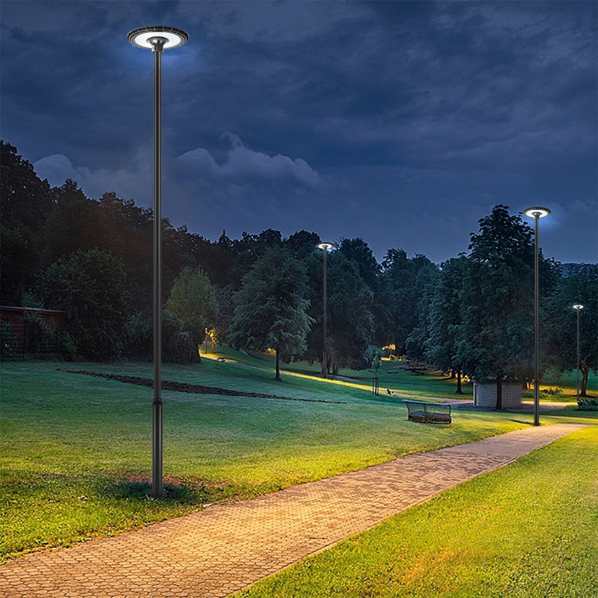 Brilagi - URBANSPARK LED straatlamp met 5 m mast LED/120W/230V zwart IP65