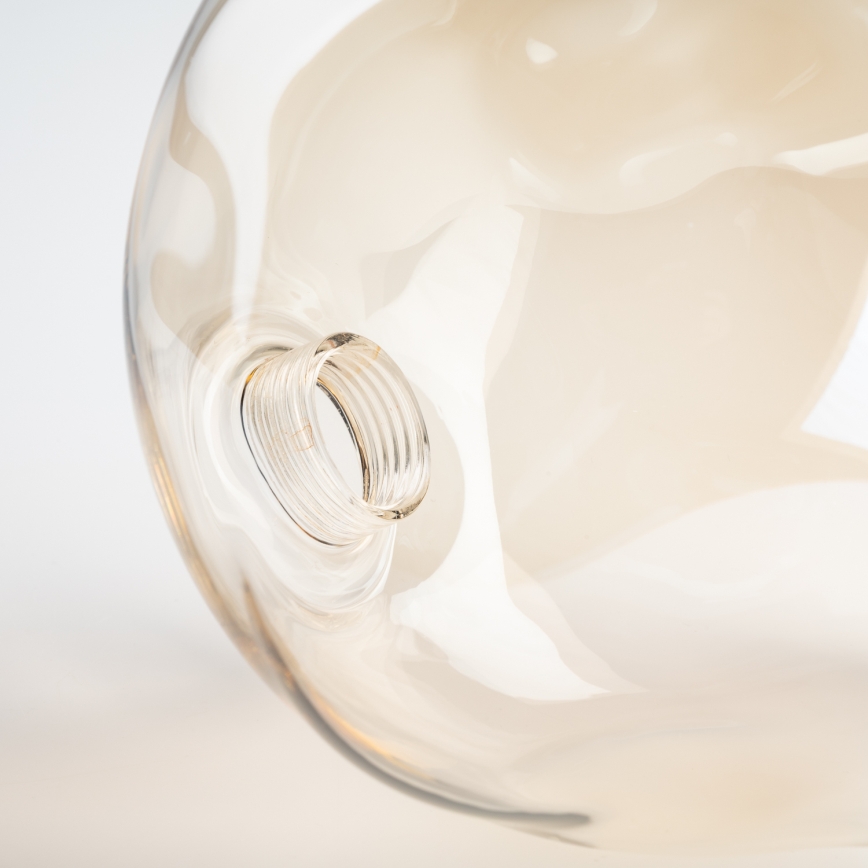 BRILAGI - Vervangingsglas voor kroonluchter, wand- en plafondlamp LAVA/VULCANO G9 Ø 15 cm rookbeige