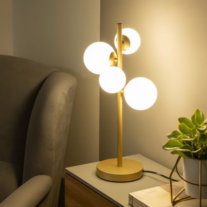 Brilagi - Vervangend glas voor kroonluchter, wandlamp en lamp MISTEL, MILLA diameter 12 cm wit