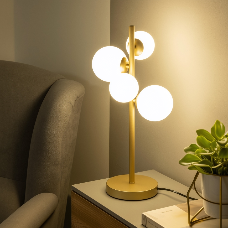 Brilagi - Vervangend glas voor kroonluchter, wandlamp en lamp MISTEL, MILLA diameter 12 cm wit
