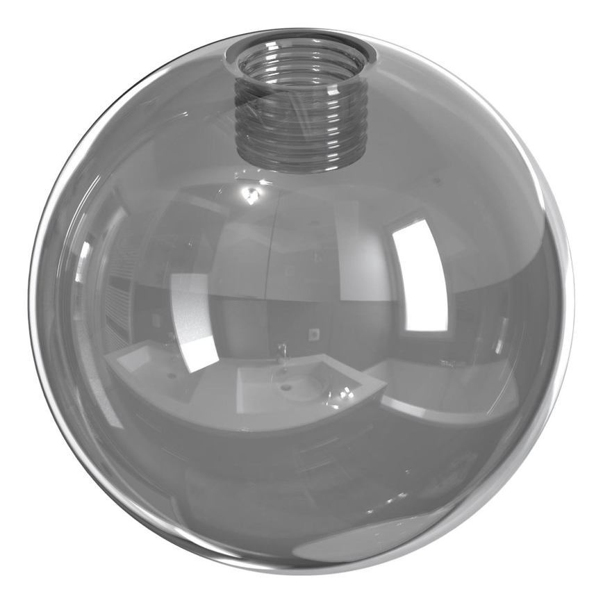 Brilagi - Vervangend glas voor kroonluchter, wandlamp en lamp MISTEL, MILLA diameter 15 cm gerookt