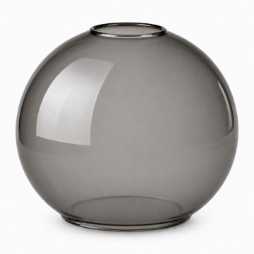 Brilagi - Vervangingsglas voor DIOR E27-kroonluchter, Ø 15 cm, rookgrijs