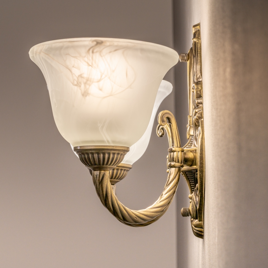 BRILAGI - Vervangingsglas voor kroonluchter en wandlamp CLASSIC E14 Ø 11 cm wit