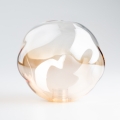 BRILAGI - Vervangingsglas voor kroonluchter, wand- en plafondarmatuur LAVA/VULCANO G9, Ø 15 cm, gerookt beige