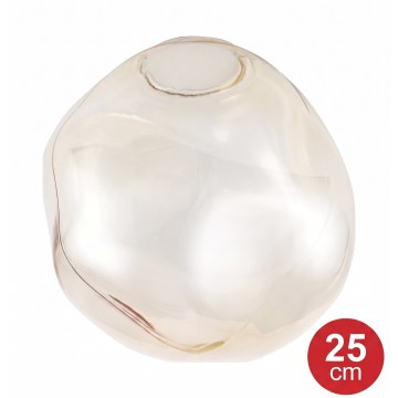 Brilagi - Vervangingsglas voor kroonluchter, wand- en plafondarmatuur VULCANO E27, Ø 25 cm, rookbeige