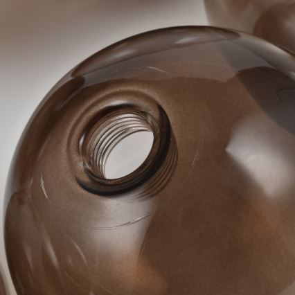 Brilagi - Vervangingsglas voor kroonluchter, wandlamp en lamp MISTEL, MILLA Ø 10 cm rookbruin