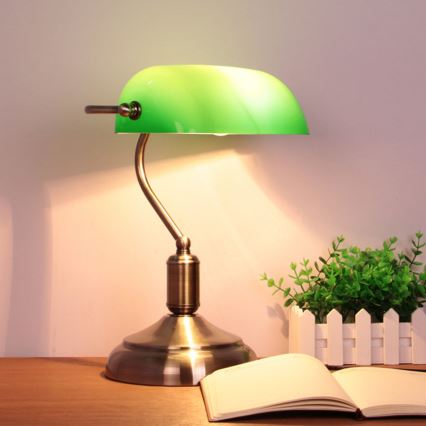 Brilagi - Vervangende lampenkap voor BANK OFFICE bureaulamp groen