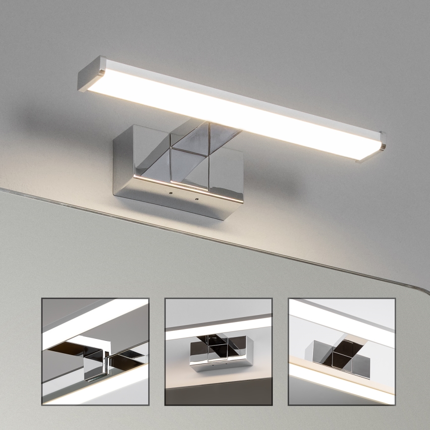Brilagi - VESTRA 3-in-1 LED-badkamerspiegelverlichting 6W/230V 30 cm IP44 glanzend chroom