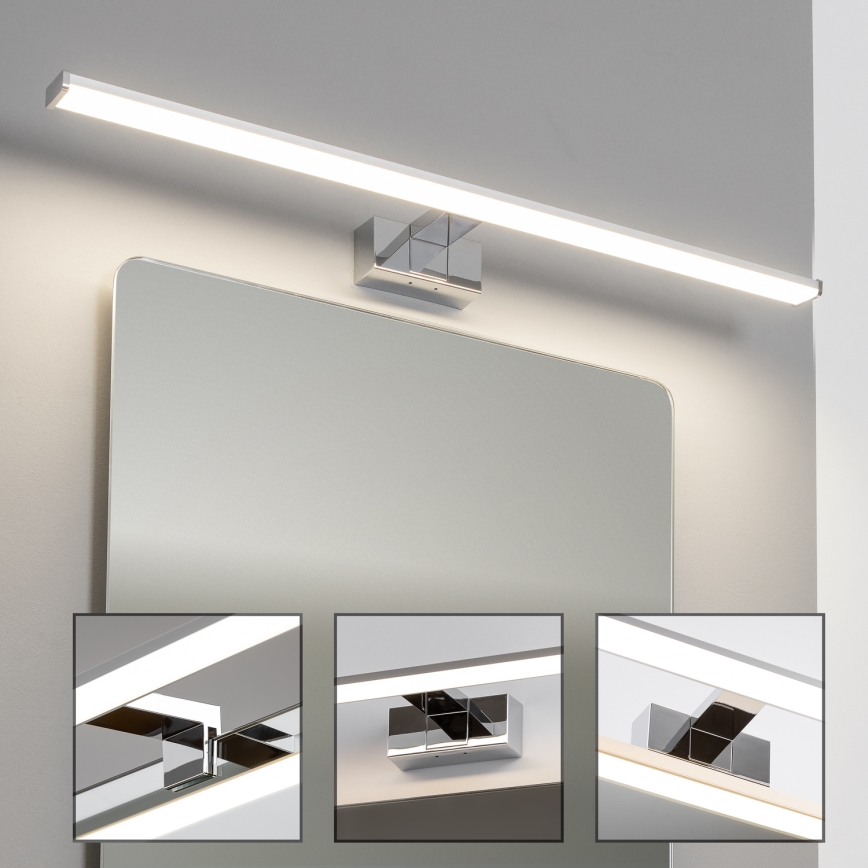 Brilagi - VESTRA 3-in-1 LED spiegelverlichting voor de badkamer LED/15W/230V 80 cm IP44 glanzend chroom