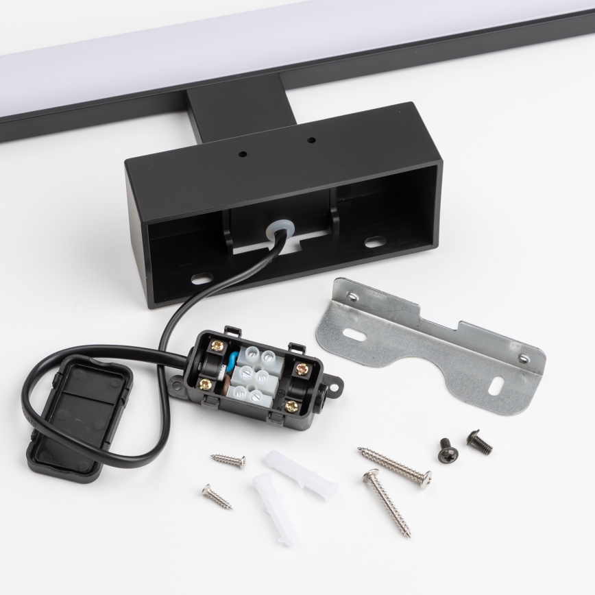 Brilagi - LED-verlichting voor badkamerspiegel 3-in-1 VESTRA LED/8W/230V 40 cm IP44 zwart