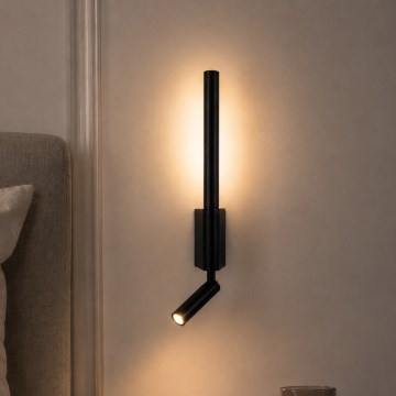 BRILAGI - VIXON LED-wandspot LED/3W/230V + LED/5W zwart CRI 90