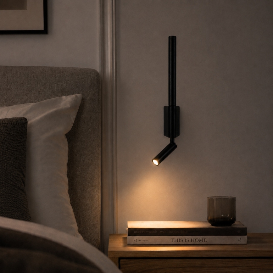 BRILAGI - VIXON LED-wandspot LED/3W/230V + LED/5W zwart CRI 90