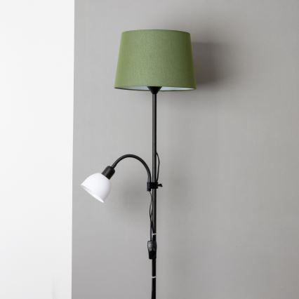 Brilagi - Vloerlamp CERIA 1xE27/100W/230V + 1xE14/25W zwart/groen