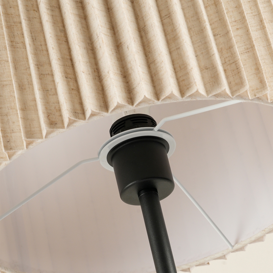 Brilagi - Vloerlamp NORDIC WAVE 1xE27/15W/230V linnen/zwart