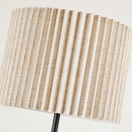 Brilagi - Vloerlamp NORDIC WAVE 1xE27/15W/230V linnen/zwart