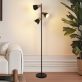BRILAGI - Vloerlamp ODENSE 3xE14/10W/230V hout/zwart