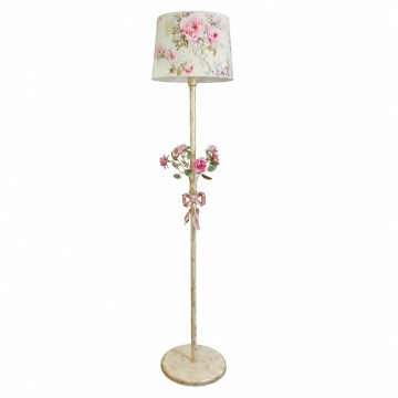 BRILAGI - Vloerlamp ROMANCE 1xE27/60W/230V veelkleurig/beige/patina